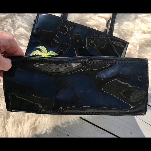 Holiday tote Liz Claiborne holiday resort bag purse graphic resort wear - Picture 10 of 12